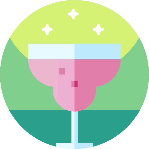 cocktail Geometric Flat Circular Flat icoon