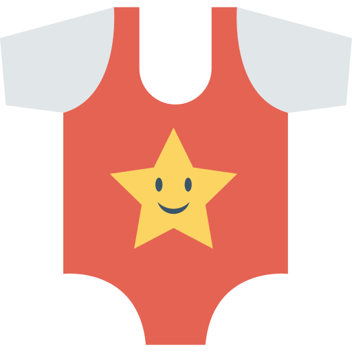 Baby cloth Dinosoft Flat icon