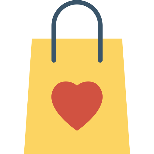 Shopping bag Dinosoft Flat icon