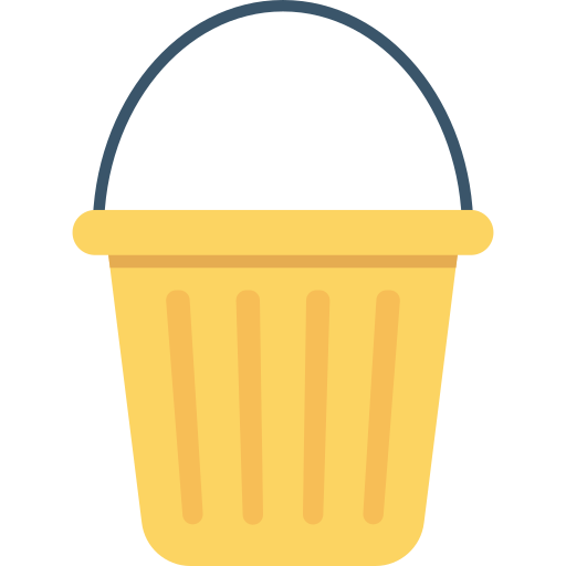 Bucket Dinosoft Flat icon