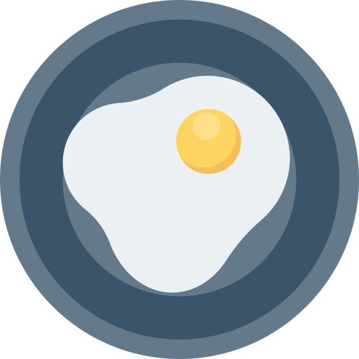 Omelette Dinosoft Flat icon