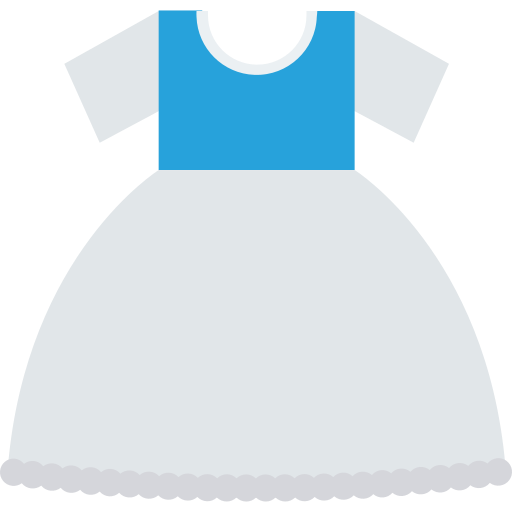 vestido de bebé Dinosoft Flat icono