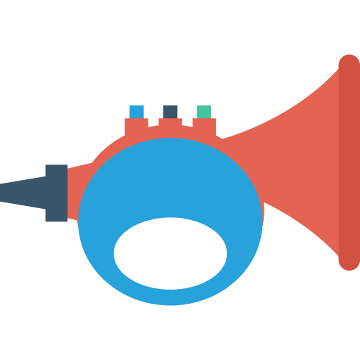 Trumpet Dinosoft Flat icon