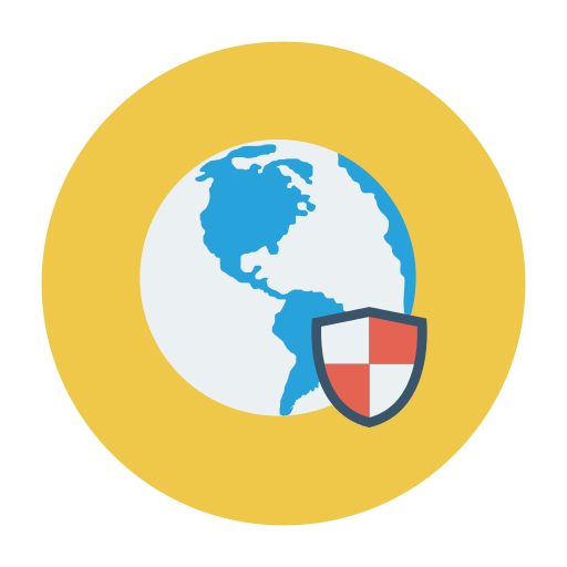 seguridad global Dinosoft Circular icono