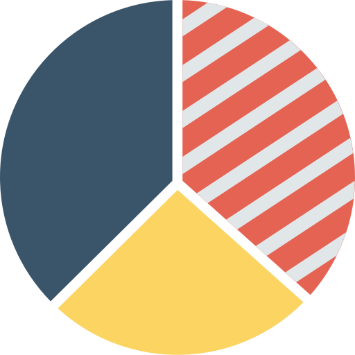 Pie chart Dinosoft Flat icon