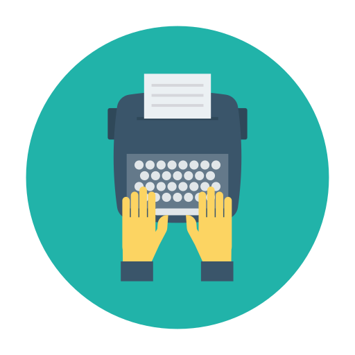 máquina de escribir Dinosoft Circular icono