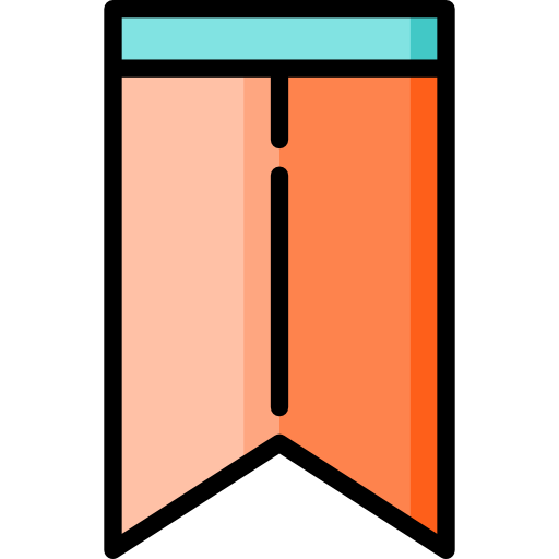 bladwijzer Special Lineal color icoon