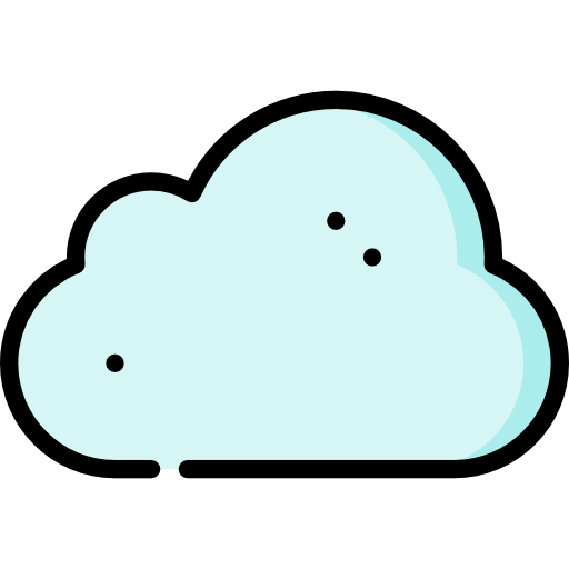Computing cloud Special Lineal color icon