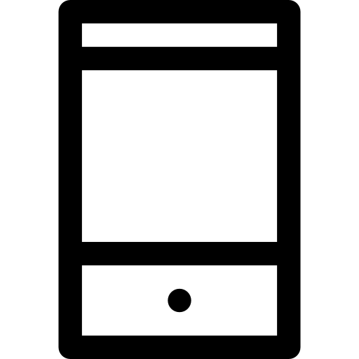 smartphone Basic Rounded Lineal icon