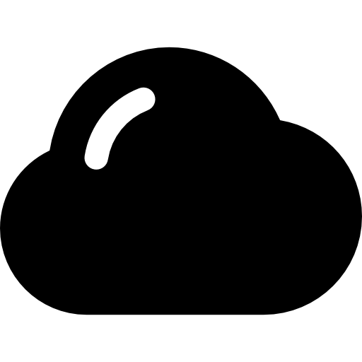 Cloud Basic Rounded Filled icon