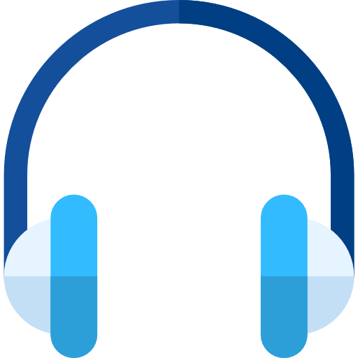 Headphones Basic Rounded Flat icon