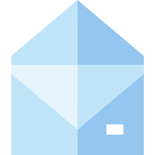 envelop Basic Straight Flat icoon