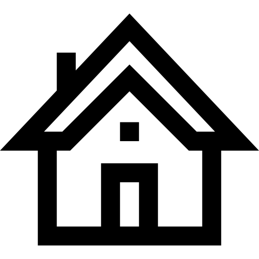 hogar Basic Straight Lineal icono