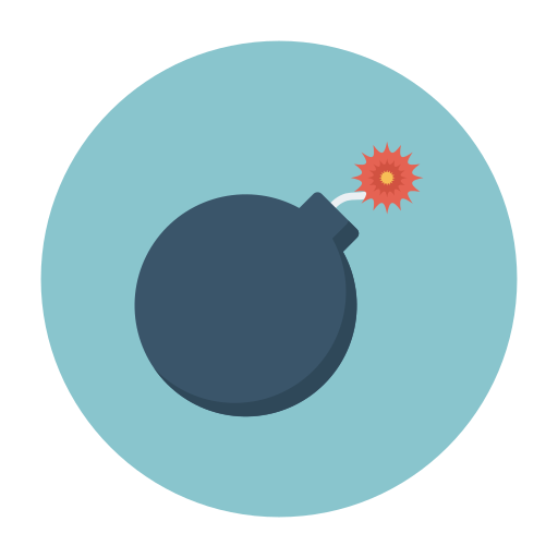 爆弾 Dinosoft Circular icon