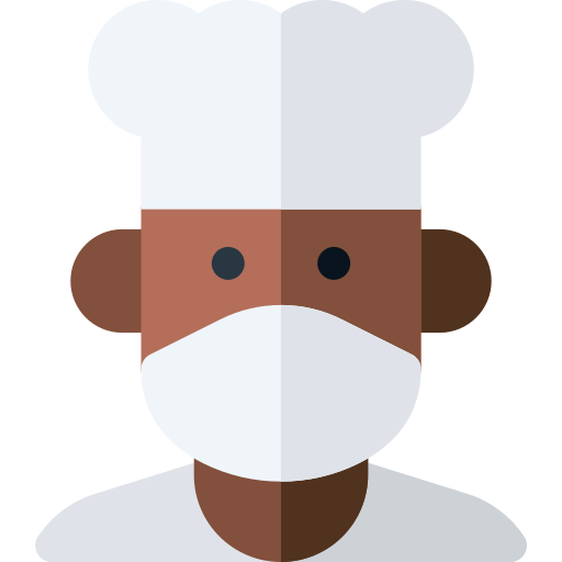 chef Basic Rounded Flat Icône
