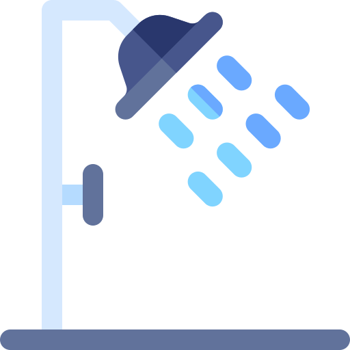 Shower head Basic Rounded Flat icon