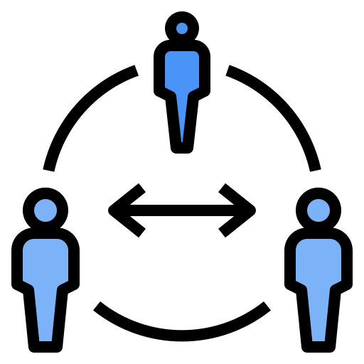 distanciation sociale Generic Outline Color Icône