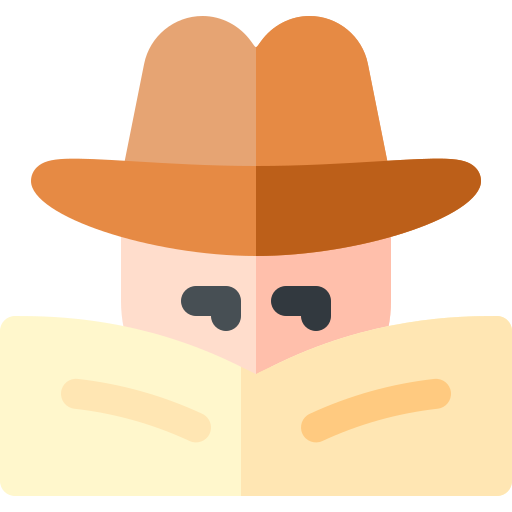 Private detective Basic Rounded Flat icon