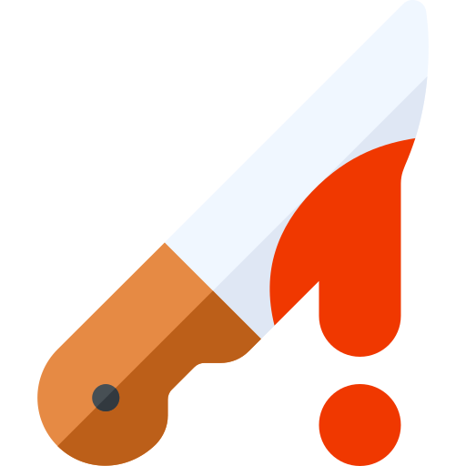 Knife Basic Rounded Flat icon