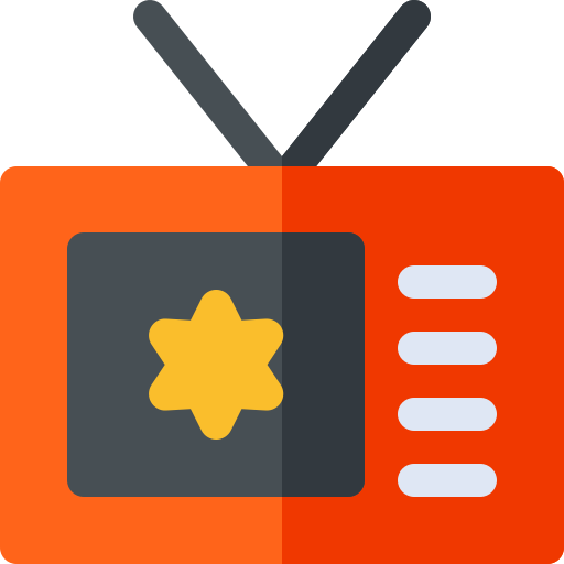 Tv Basic Rounded Flat icon