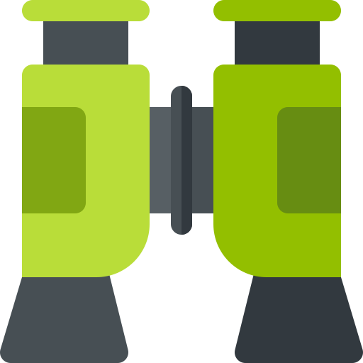 Binoculars Basic Rounded Flat icon