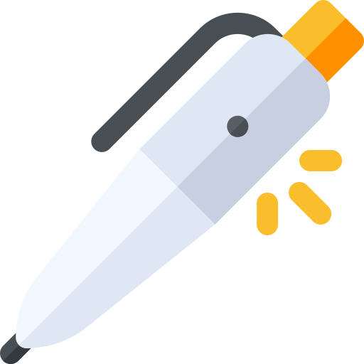 Spy pen Basic Rounded Flat icon