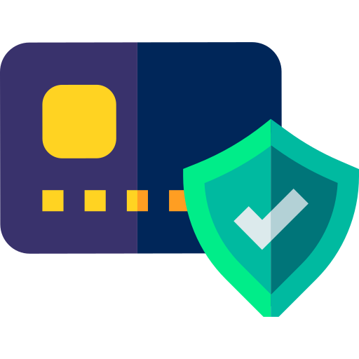 Secure payment Basic Straight Flat icon
