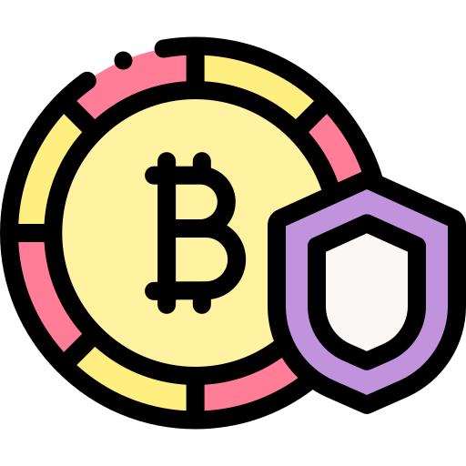 Bitcoin Detailed Rounded Lineal color icon