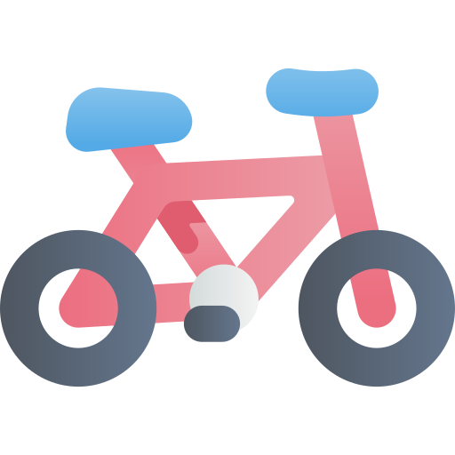 자전거 Kawaii Star Gradient icon