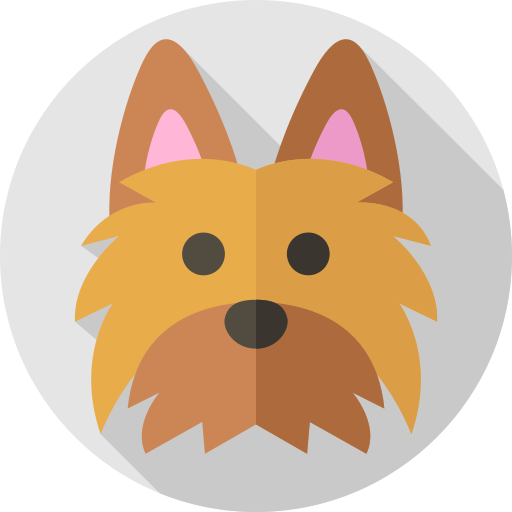 hond Flat Circular Flat icoon