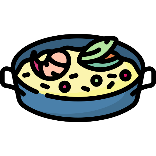 Paella Special Lineal color icon