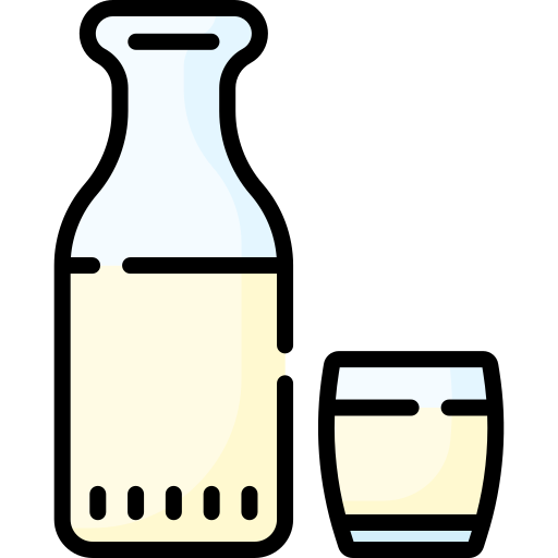 bottiglia di latte Special Lineal color icona