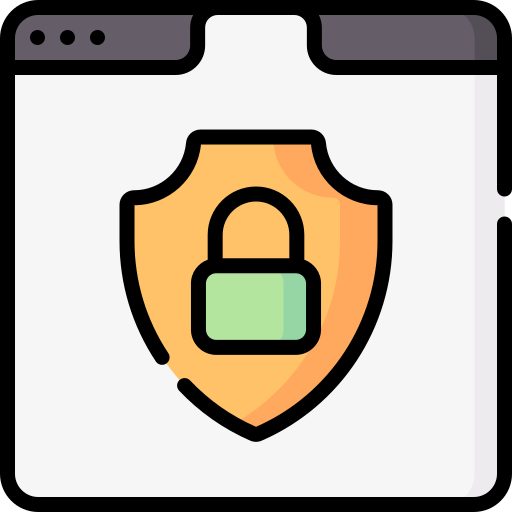 Web security Special Lineal color icon