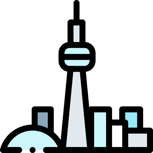 Canada Detailed Rounded Lineal color icon