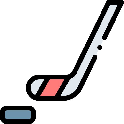 hockey sur glace Detailed Rounded Lineal color Icône