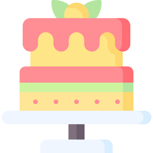 Торт на день рождения Special Flat иконка