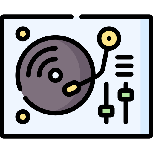 Turntable Special Lineal color icon