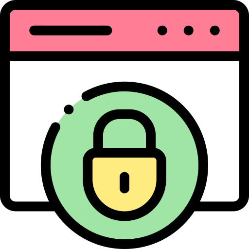 Security Detailed Rounded Lineal color icon
