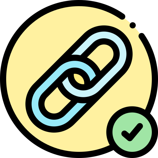 Backlinks Detailed Rounded Lineal color icon