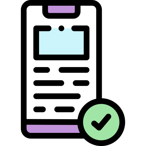 スマートフォン Detailed Rounded Lineal color icon