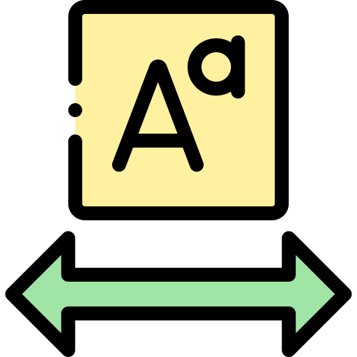 フォント Detailed Rounded Lineal color icon