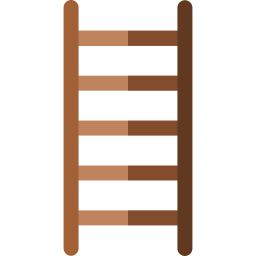 はしご Basic Rounded Flat icon