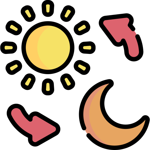 Day and night Special Lineal color icon