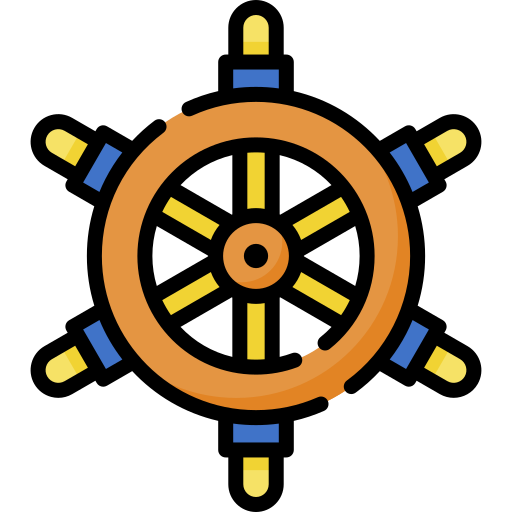 timón Special Lineal color icono