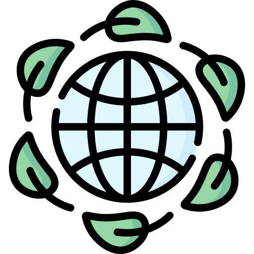 mundo verde Special Lineal color icono