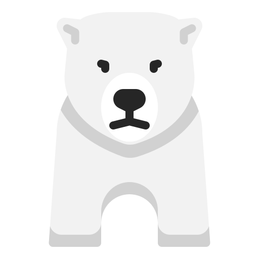oso polar dDara Flat icono