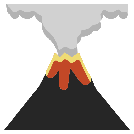 火山 dDara Flat icon