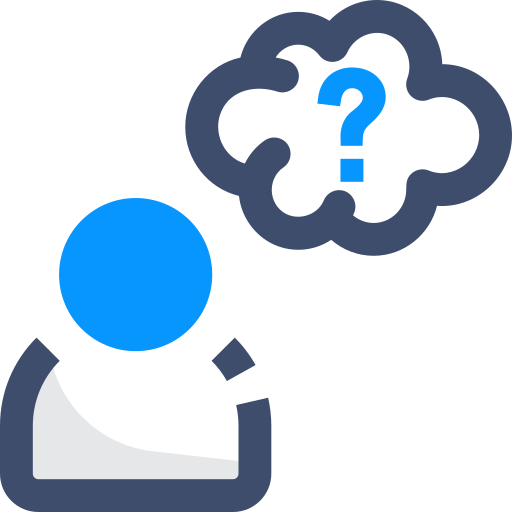 Question SBTS2018 Blue icon