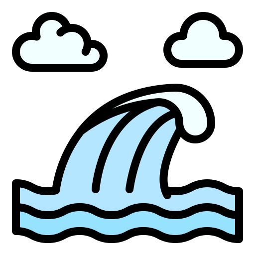 woda morska Generic Outline Color ikona