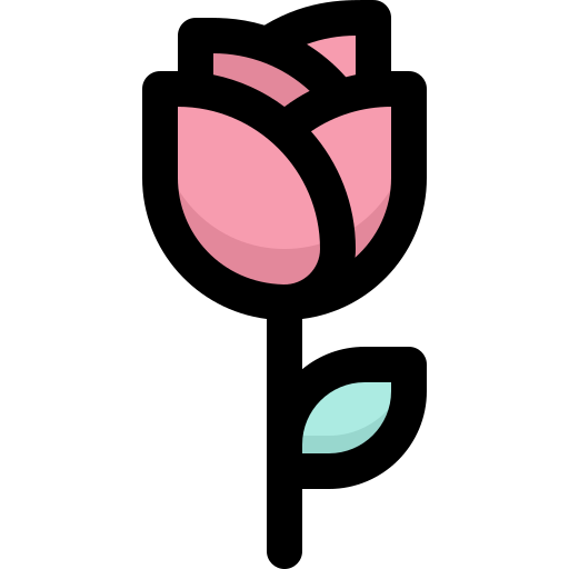 Цветок bqlqn Lineal Color иконка